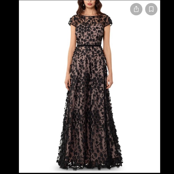 Xscape Dresses & Skirts - Xscape 3D Embroidered Floral Gown